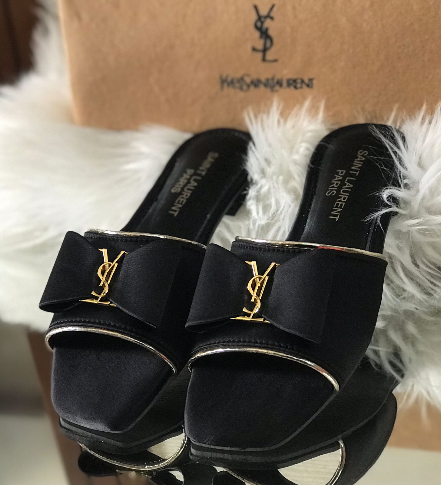 YSL Saint Laurent Slippers