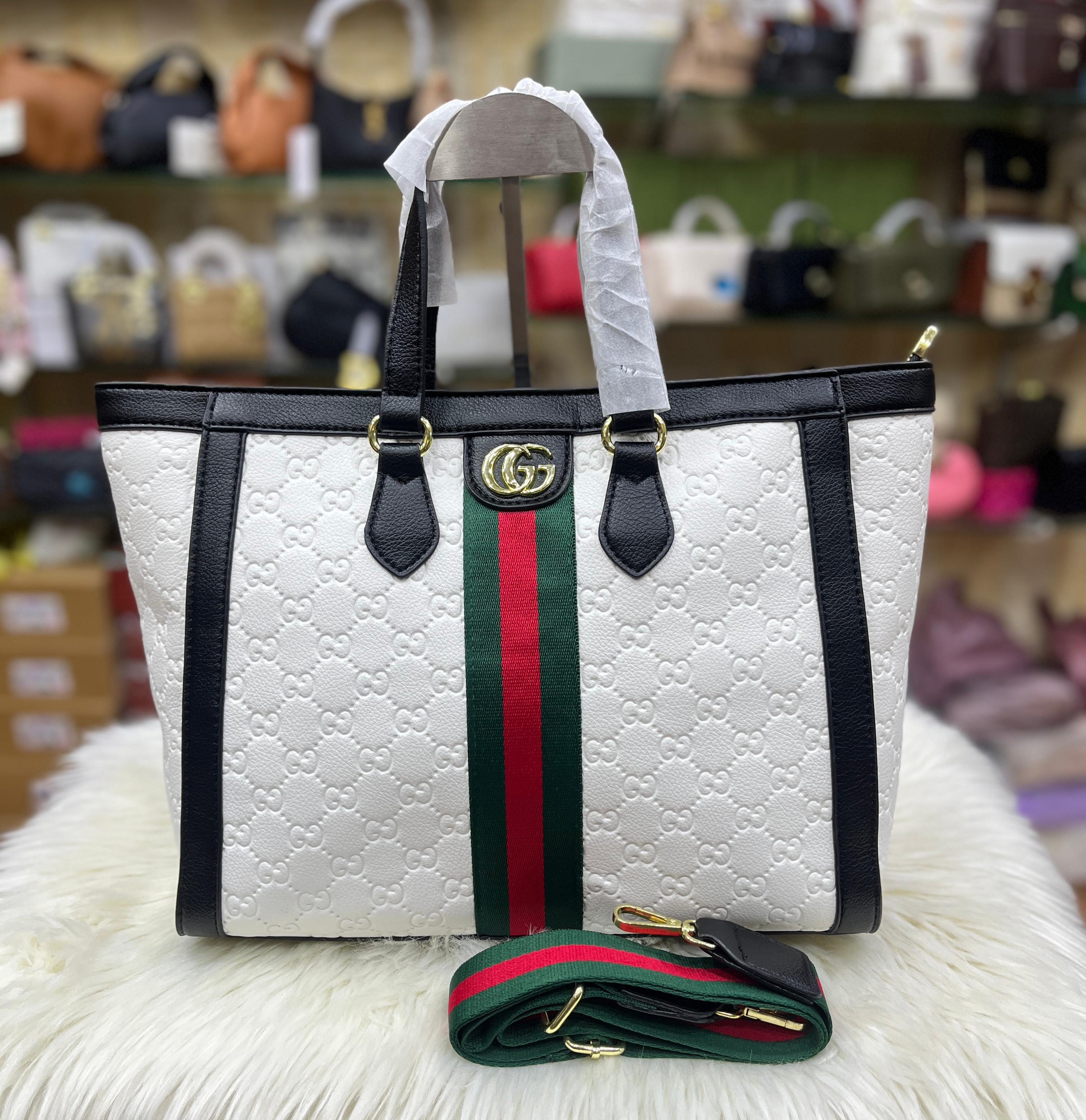 GUCCI SOFT LEATHER TOTE BAG