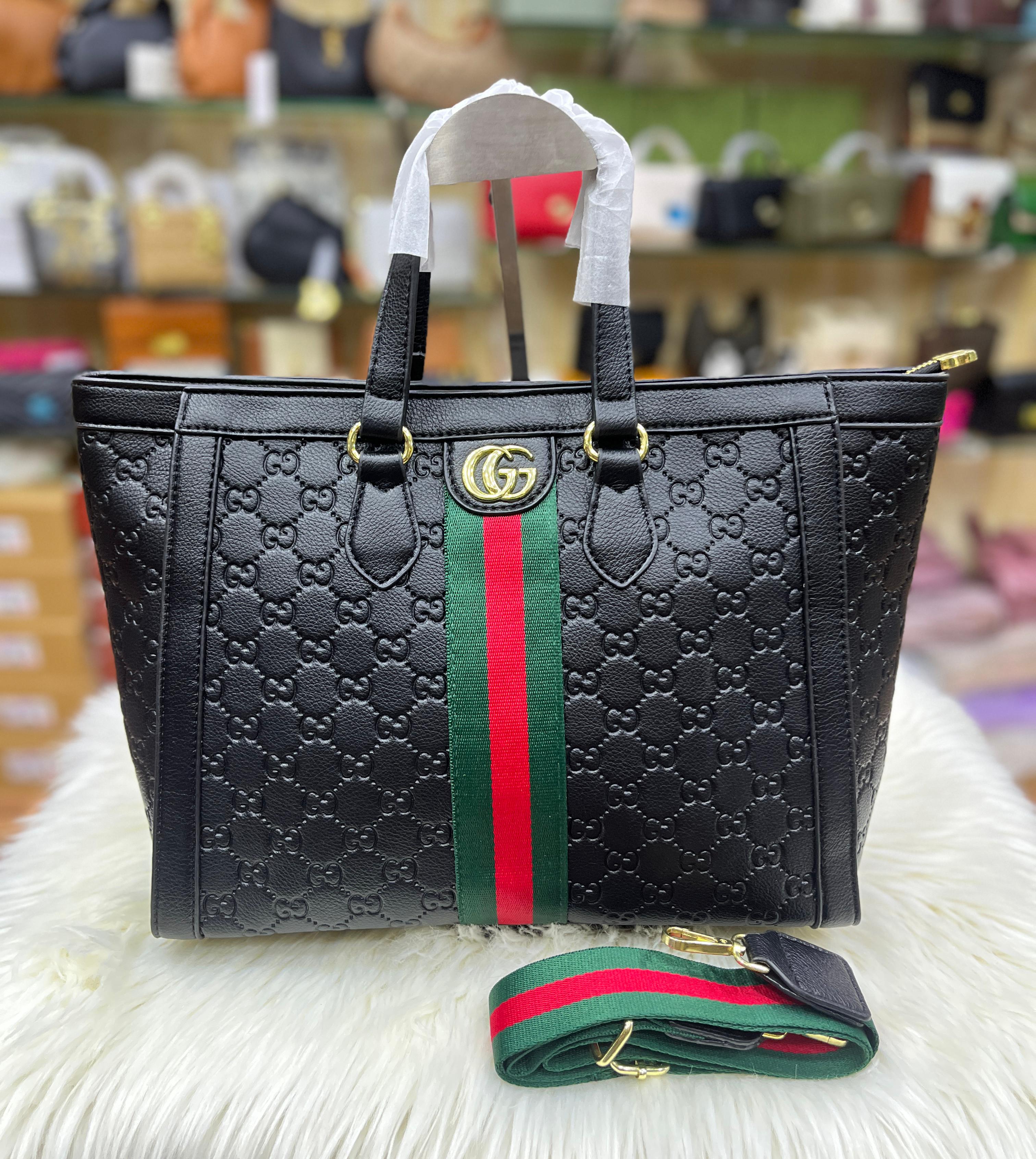GUCCI SOFT LEATHER TOTE BAG