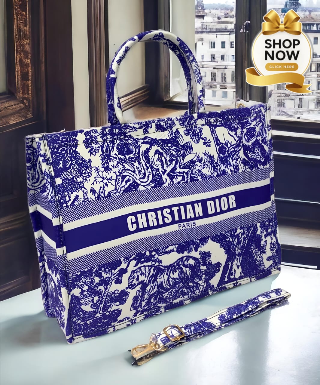 Christian Dior Big Size Tote Bag