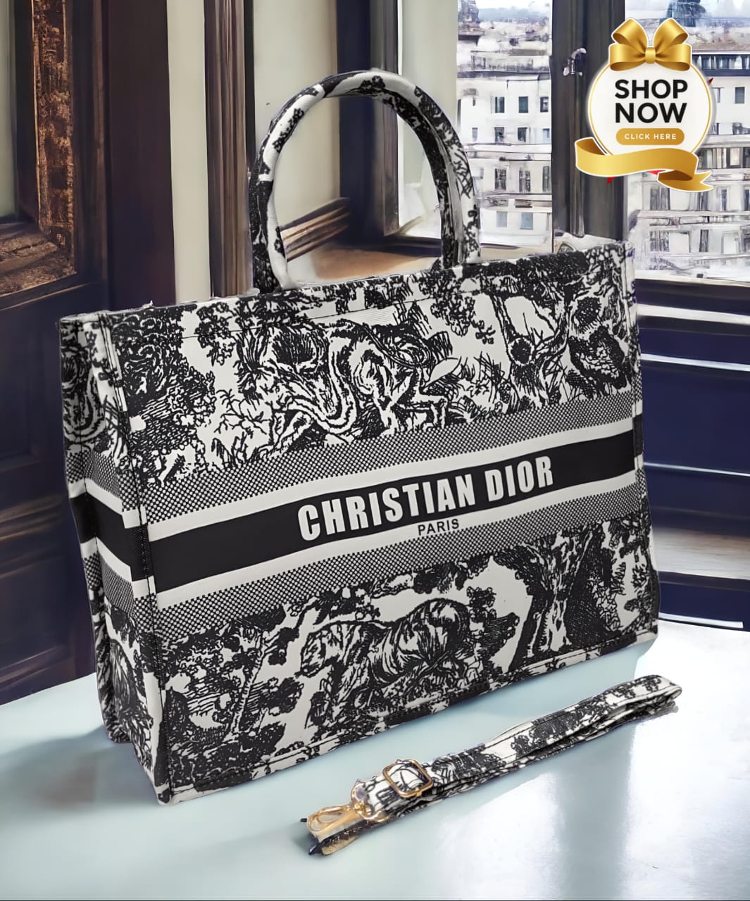 Christian Dior Big Size Tote Bag